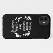 すべての文字を変更する、私はここにいるスコータリングを言われた Case-Mate iPhoneケース (裏面(横))