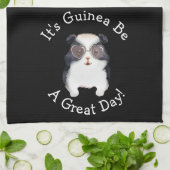 すべての文字を変更 – モルモット素晴らしBe Day キッチンタオル (折り畳み)