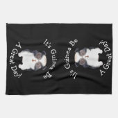 すべての文字を変更 – モルモット素晴らしBe Day キッチンタオル (横)