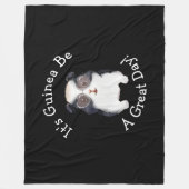 すべての文字を変更 – モルモット素晴らしBe Day フリースブランケット (正面)