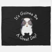 すべての文字を変更 – モルモット素晴らしBe Day フリースブランケット (正面(横))