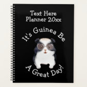 すべての文字を変更 – モルモット素晴らしBe Day プランナー手帳 (正面)