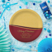 すべての文字団体や組織の変更20xxクリスマスパーティー ペーパープレート (パーティー)