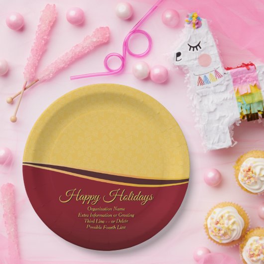 すべての文字団体や組織の変更20xxクリスマスパーティー ペーパープレート (パーティー)