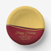 すべての文字団体や組織の変更20xxクリスマスパーティー ペーパーボウル (正面)