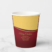 すべての文字団体や組織の変更20xxクリスマスパーティー 紙コップ (正面)