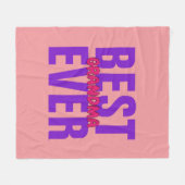 すべての文字最高のの祖母の単語名を変更T フリースブランケット (正面(横))