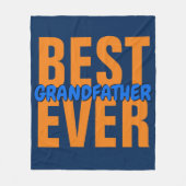 すべての文字最高のの祖父ワード名を変更 フリースブランケット (正面)