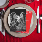 すべての方法で笑うクリスマスフォトカード シーズンカード