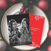 すべての方法で笑うクリスマスフォトカード シーズンカード