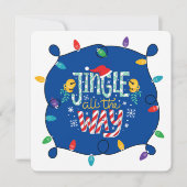 すべての方法でJingle (あなたの写真を追加) シーズンカード (正面)