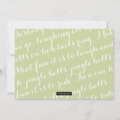 すべての方法を笑うセージ2写真ホリデーカード シーズンカード (裏面)