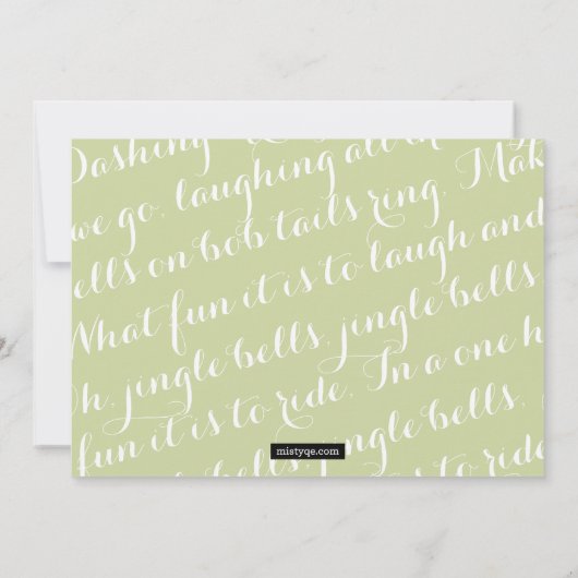 すべての方法を笑うセージ2写真ホリデーカード シーズンカード (裏面)