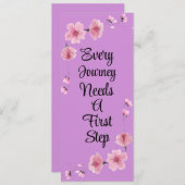 すべての旅は最初のステップのブックマークを必要とする シーズンカード (正面/裏面)