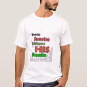 すべての日の出は彼の約束をささやく Tシャツ (正面)