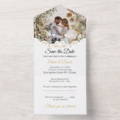 すべての日付を1つの招待で保存 オールインワン招待状 (内側)