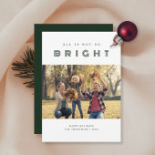 すべての明るい家族の写真おもしろい緑ではない シーズンカード