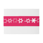 すべての星はバーユニーク（ユダヤ教の）バル・ミツバー招待状ラップ 招待状ベリーバンド (裏面例)