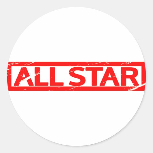 すべての星印 ラウンドシール (正面)