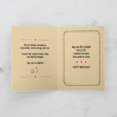 すべての時間の最も伝説的なPAPAへのハッピーバースデー カード (内部)