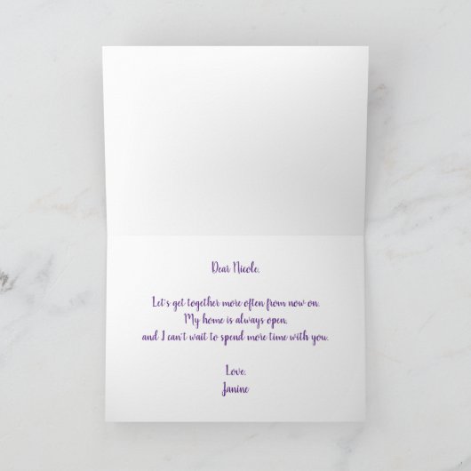 すべての時間はティータイム カード (内部)