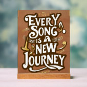 すべての曲は新しい旅のオプション2 アクリルサイン (ニュートラル)