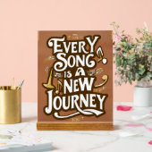 すべての曲は新しい旅のオプション2 アクリルサイン (ウェディング)