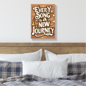すべての曲は新しい旅のオプション2 キャンバスプリント (インサイチュ (寝室))