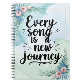 すべての曲は新しい旅のオプション2 ノートブック