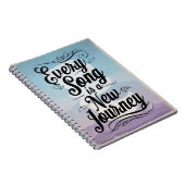 すべての曲は新しい旅のオプション2 ノートブック (右側)