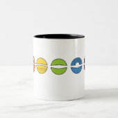 すべての本質のマグ(カスタマイズ可能な) ツートーンマグカップ (中央)