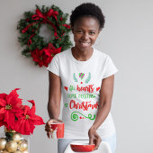 すべての来ハートが一緒にクリスマス女子の Tシャツ