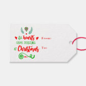 すべての来ハートが一緒にクリスマス・ホリデー, ZSG ギフトタグ (正面(横))