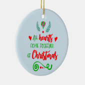 すべての来ハートが一緒にクリスマス・ホリデー， ZSG セラミックオーナメント (右)