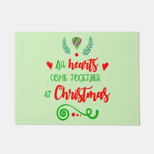 すべての来ハートが一緒にクリスマス・ホリデー， ZSG ドアマット (正面)