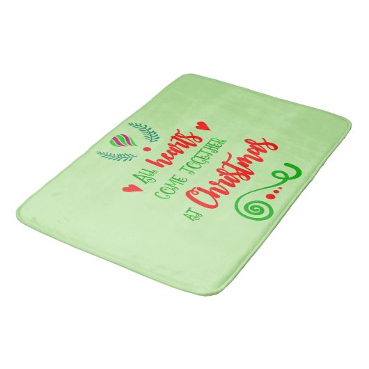 すべての来ハートが一緒にクリスマス・ホリデー， ZSG バスマット (アングル)