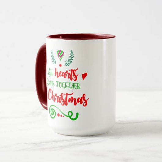 すべての来ハートが一緒にクリスマス・ホリデー, ZSG マグカップ (正面左)