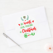 すべての来ハートが一緒にクリスマス・ホリデー， ZSG ラウンドシール (封筒)