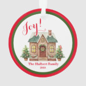 すべての来ハートホームforクリスマス – 両面 オーナメント (裏面)