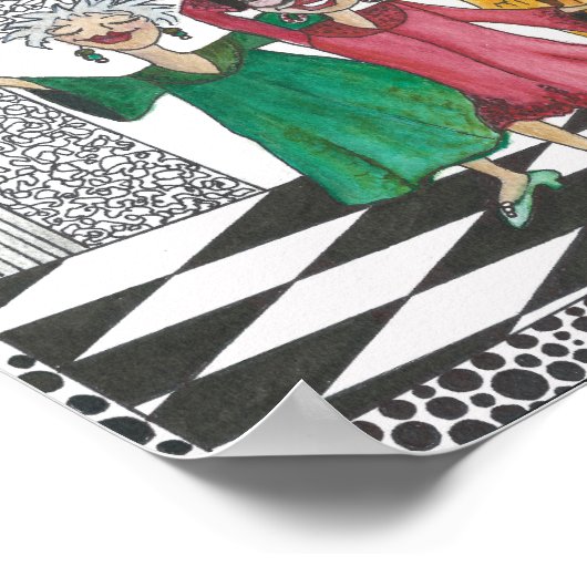 すべての栄光の中で歌を演じる四重奏 ポスター (角)