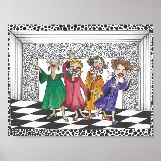 すべての栄光の中で歌を演じる四重奏 ポスター (正面)