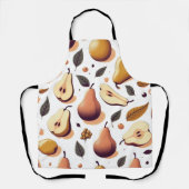 すべての梨パターン エプロン (正面)