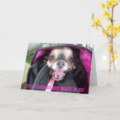 すべての梱包済みで、準備完了 カード (黄色い花)