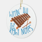 すべての権利のノート セラミックオーナメント (左)