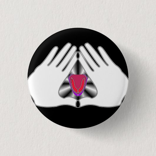 すべての欺く舌: ボタン 缶バッジ (正面)