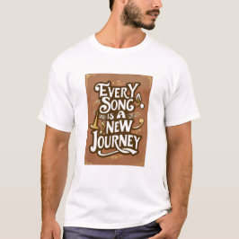 すべての歌は新しい旅 option 3 tシャツ