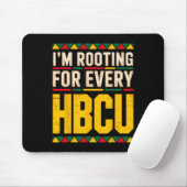すべての歴史的黒人大学（HBCU）を応援しています マウスパッド (マウス)