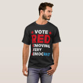 すべての民主党員を赤丸で除く Tシャツ (正面フル)