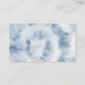 すべての海を見るのは愛 〜 ブライダルシャワー 水彩の貝殻 エンクロージャーカード (裏面)