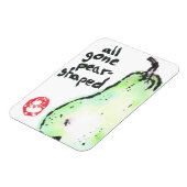 "すべての消えた梨の形"プレミアムFlexiマグネット マグネット (左側)